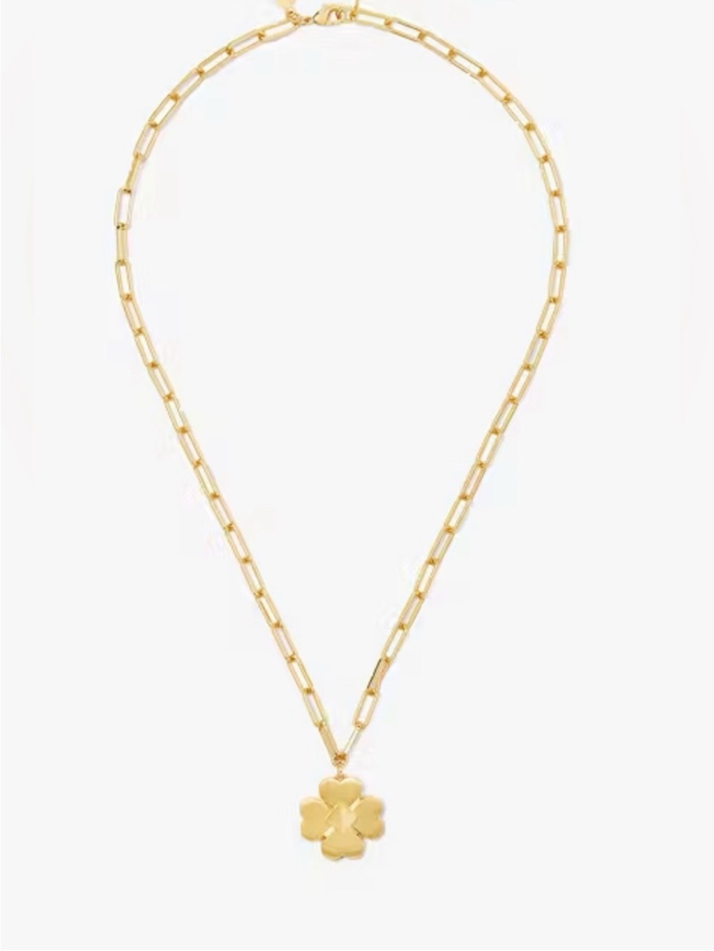 Kate Spade Gold Glove Charm Necklace 17” chain
